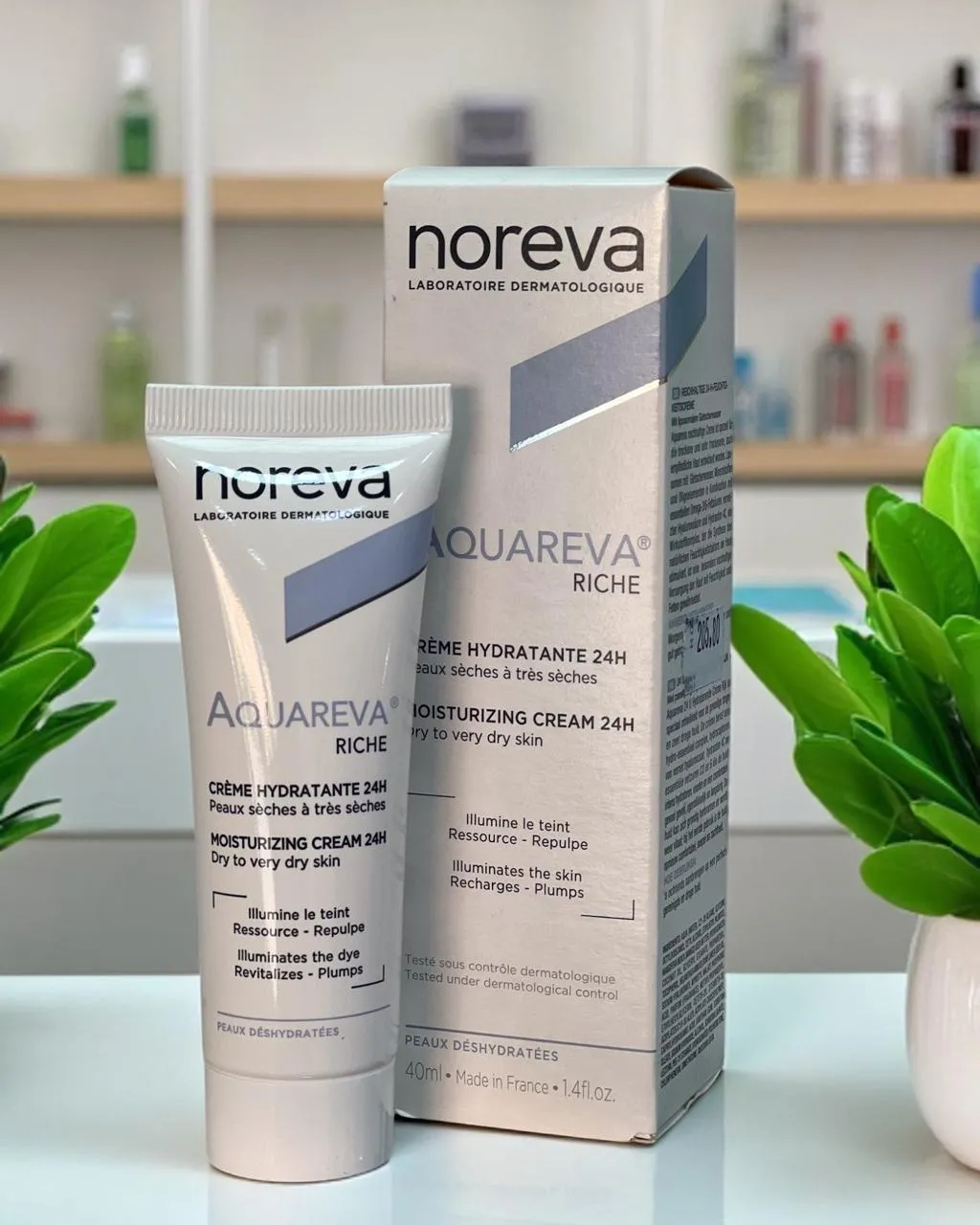 Noreva Aquareva Riche Crème Hydratante 24H – 40ml