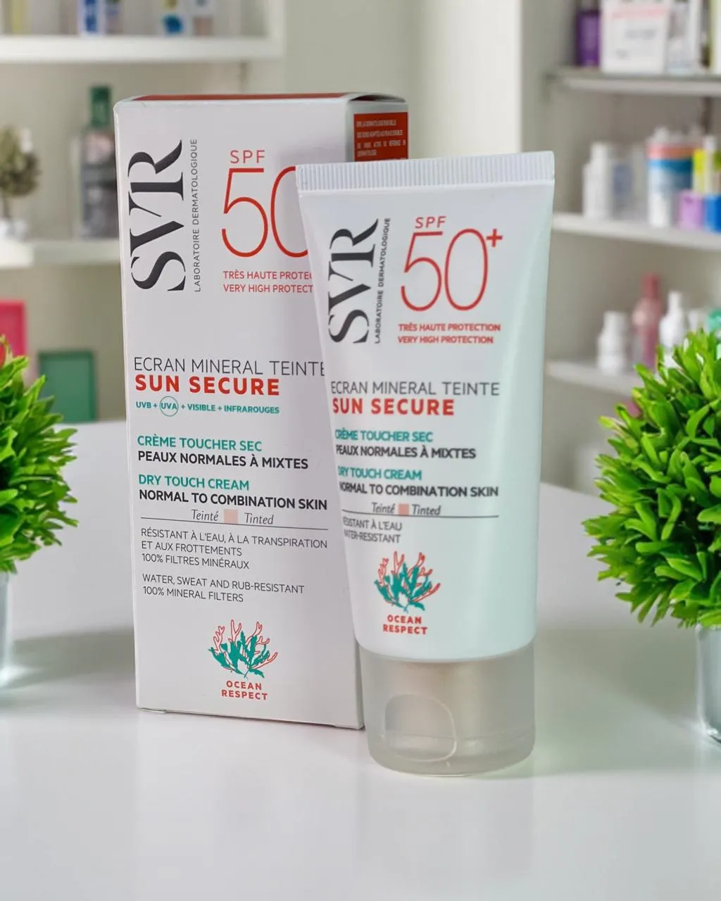 SVR Sun Secure Crème Minérale Teintée Toucher Sec – 60g