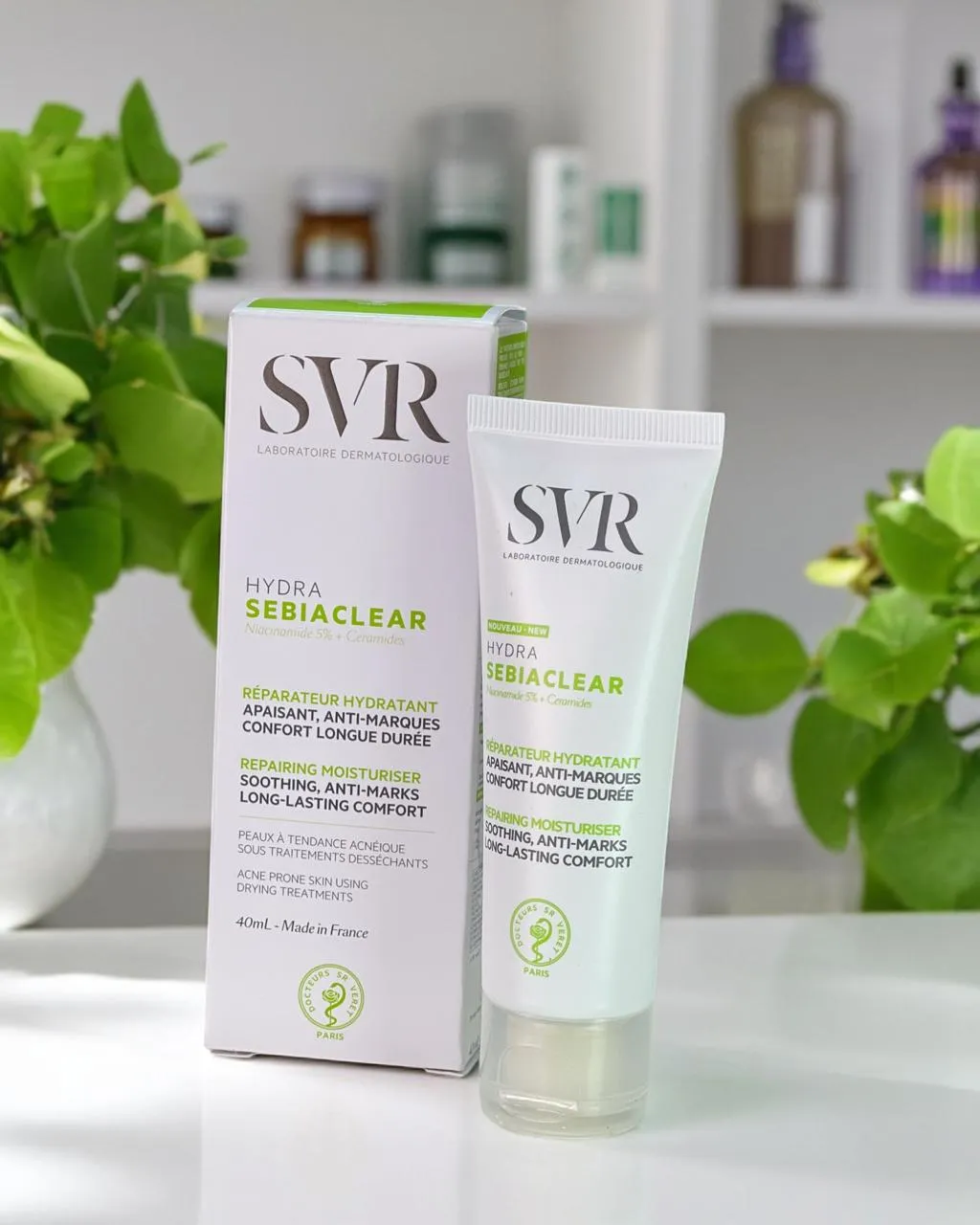 SVR Hydra Sebiaclear Crème Réparatrice Hydratante – 40ml
