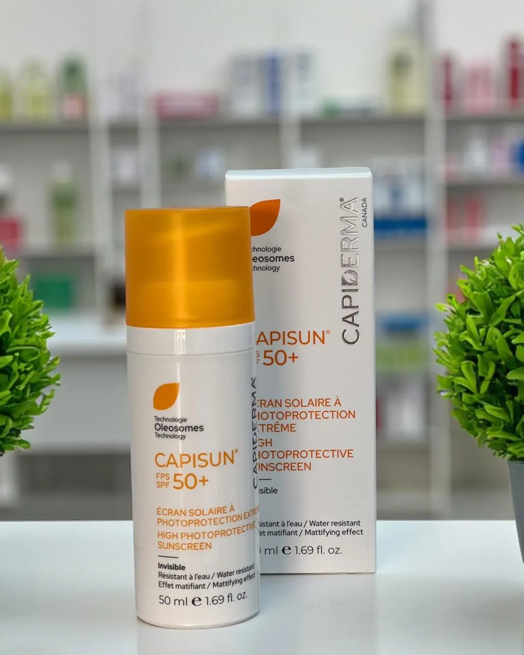 Capiderma – Capisun Crème Solaire Invisible SPF50+ – 50ml