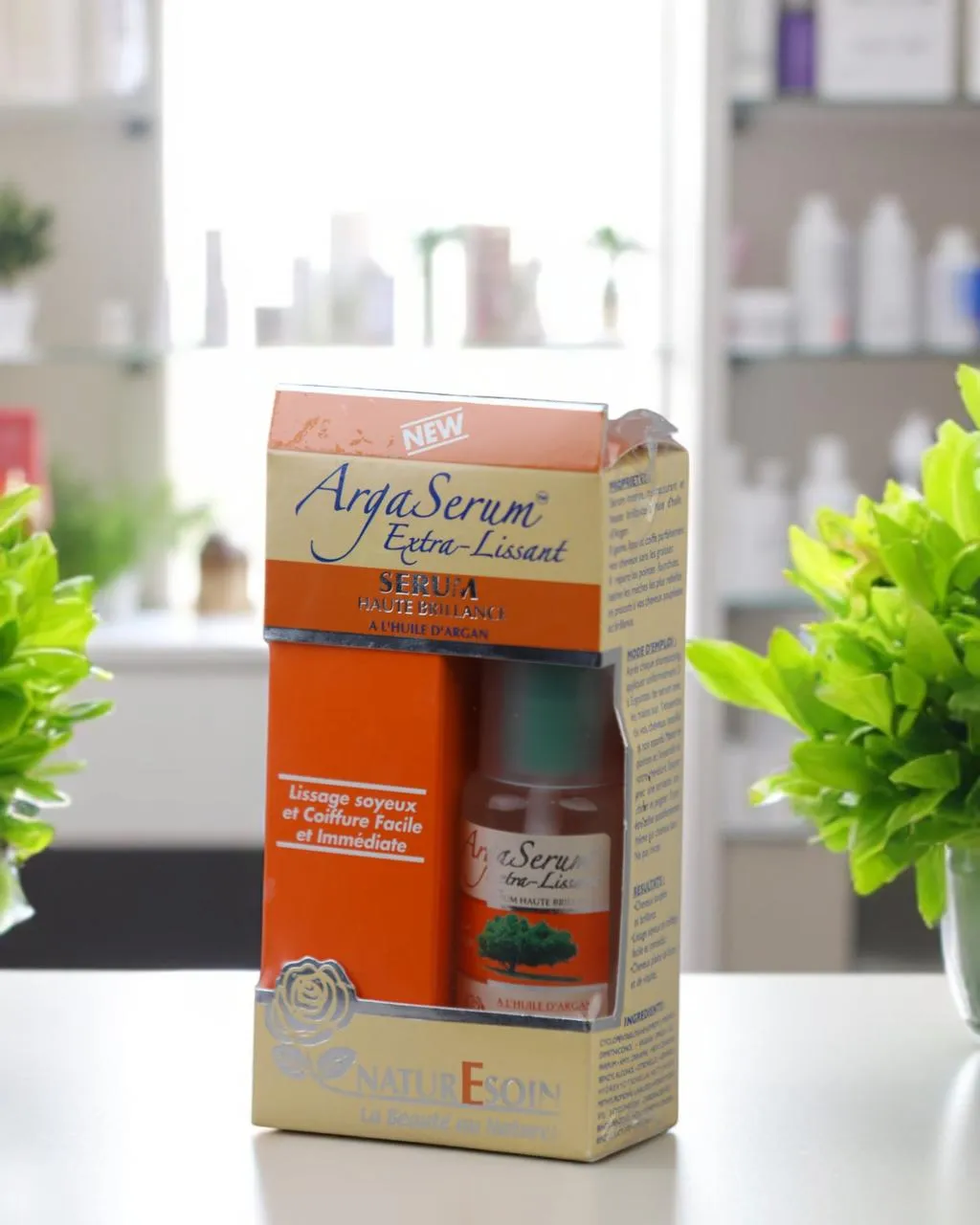NaturEsoin ArgaSérum Extra-Lissant à l’Huile d’Argan Très Concentré & Non Gras – 50ml