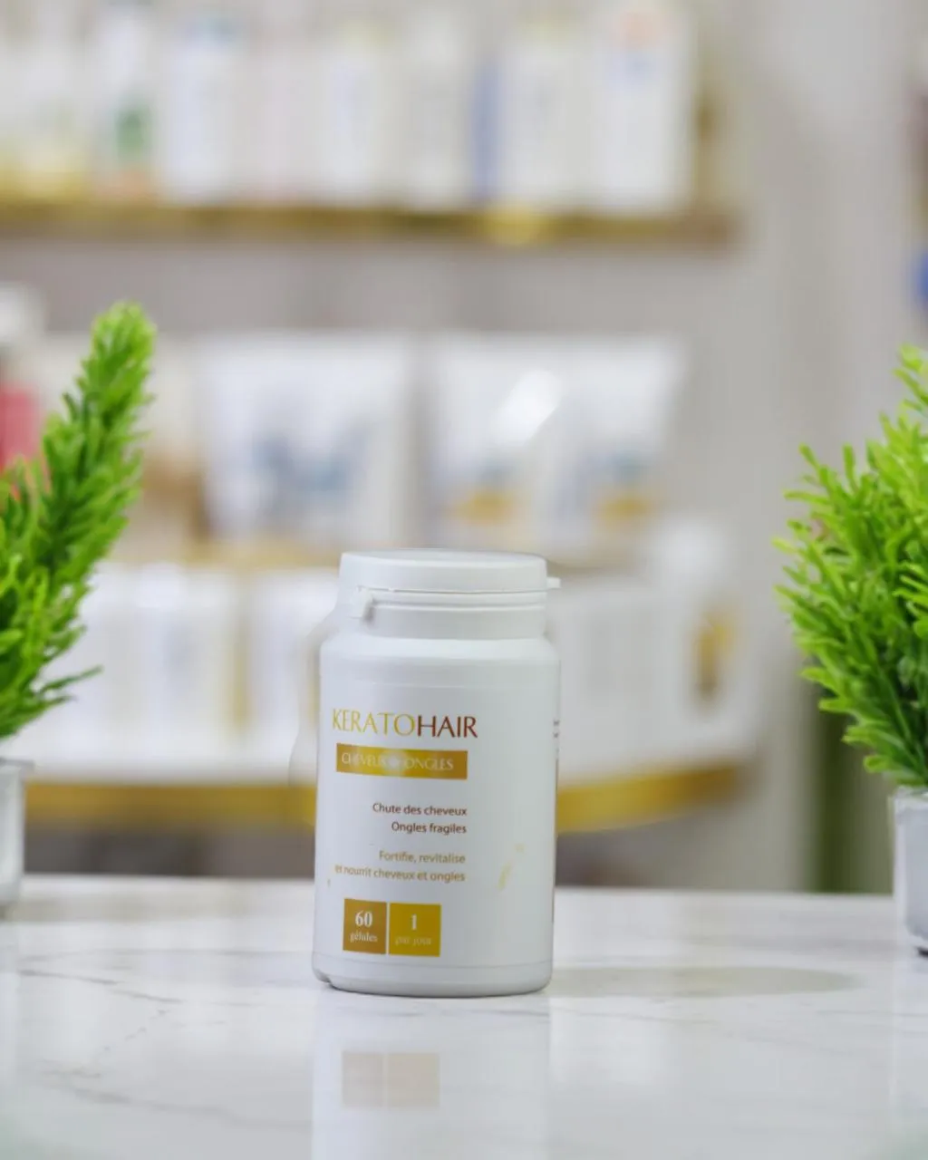 KeratoHair Chute de Cheveux & Ongles Fragilisés – 60 Gélules