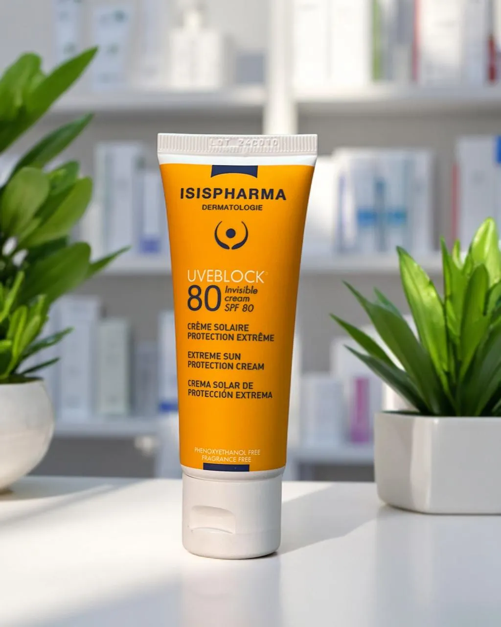 Isispharma Uveblock Crème Solaire Invisible SPF80 40ml