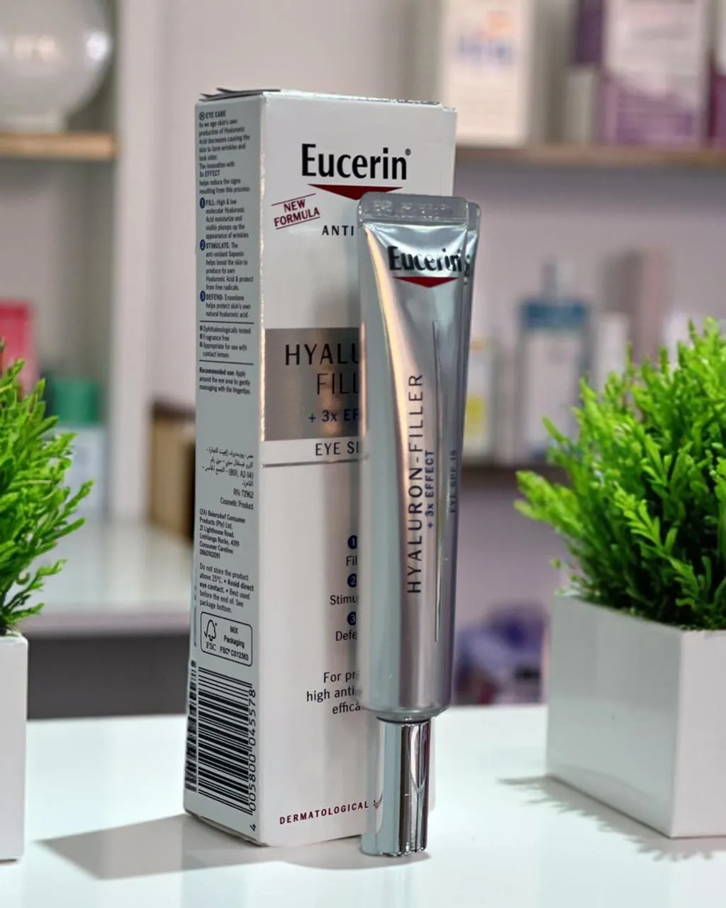 Eucerin Hyaluron-Filler Soin Contour des Yeux Spf15 – 15ml