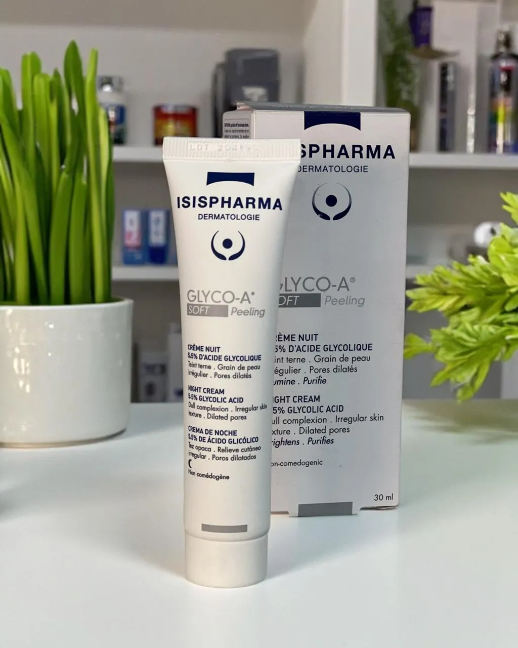 Isispharma Glyco-A Soft Peeling Crème Nuit 5.5% d’Acide Glycolique – 30ml