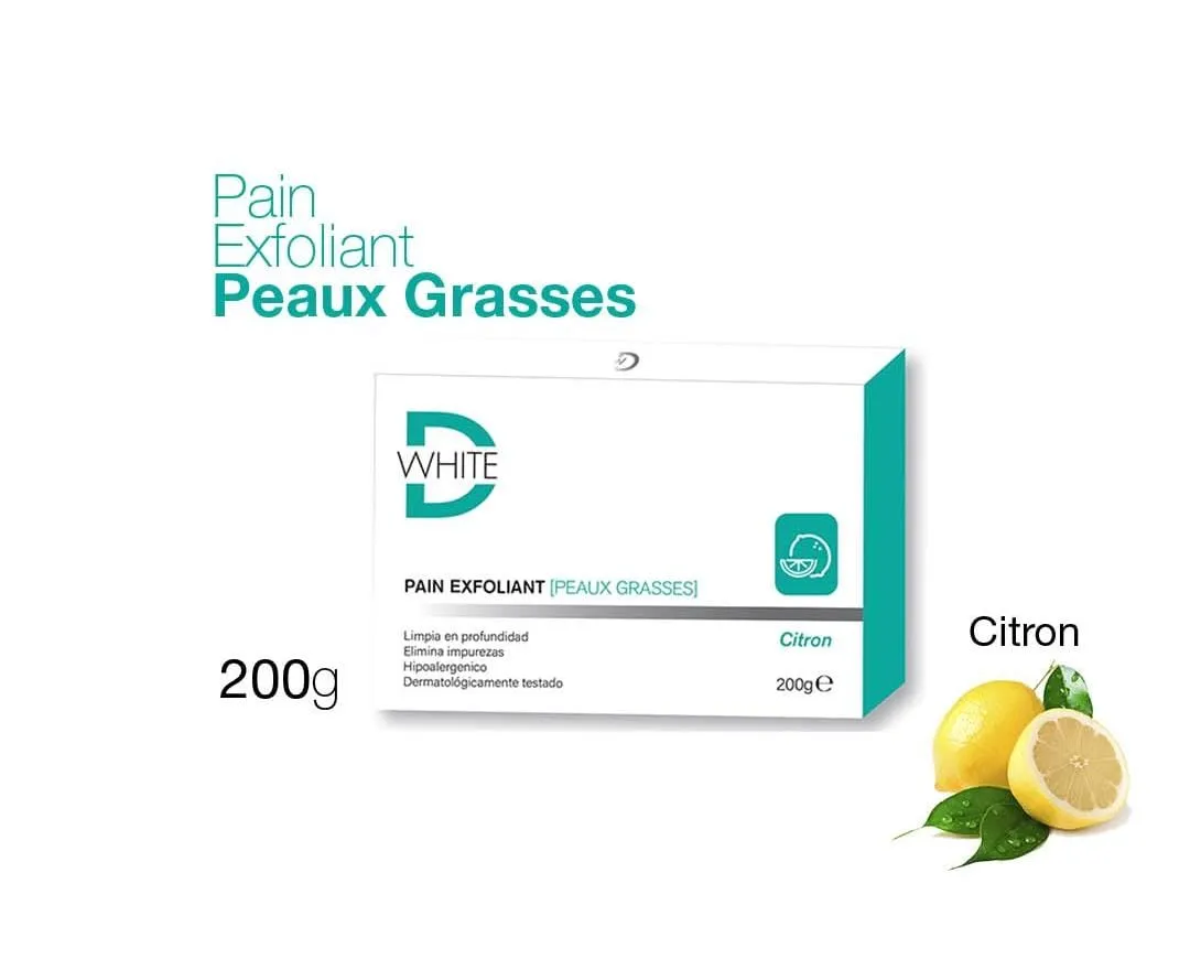 Dermalliance D-WHITE Pain Exfoliant Peau Grasse – 200g