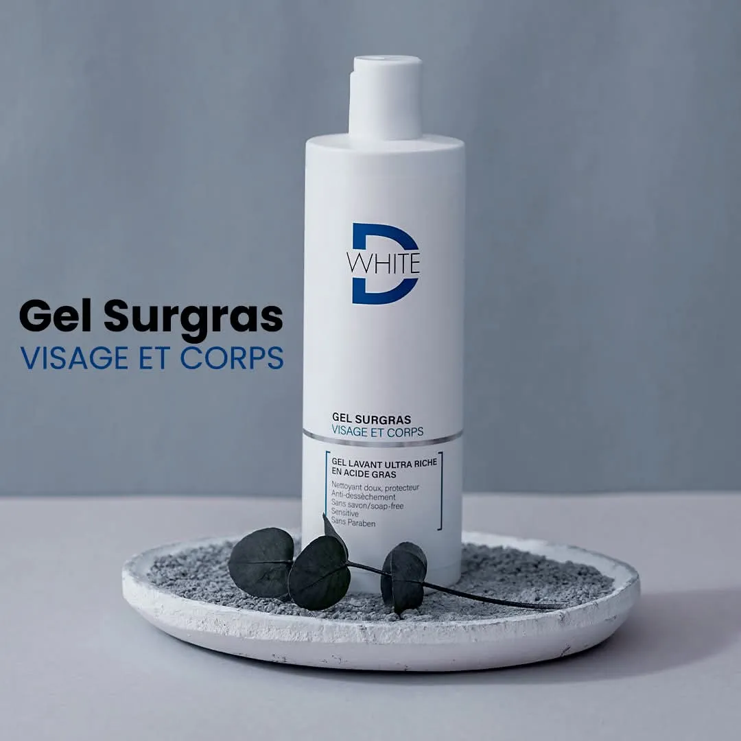 Dermalliance D-WHITE Gel-Douche Surgras – 400ml