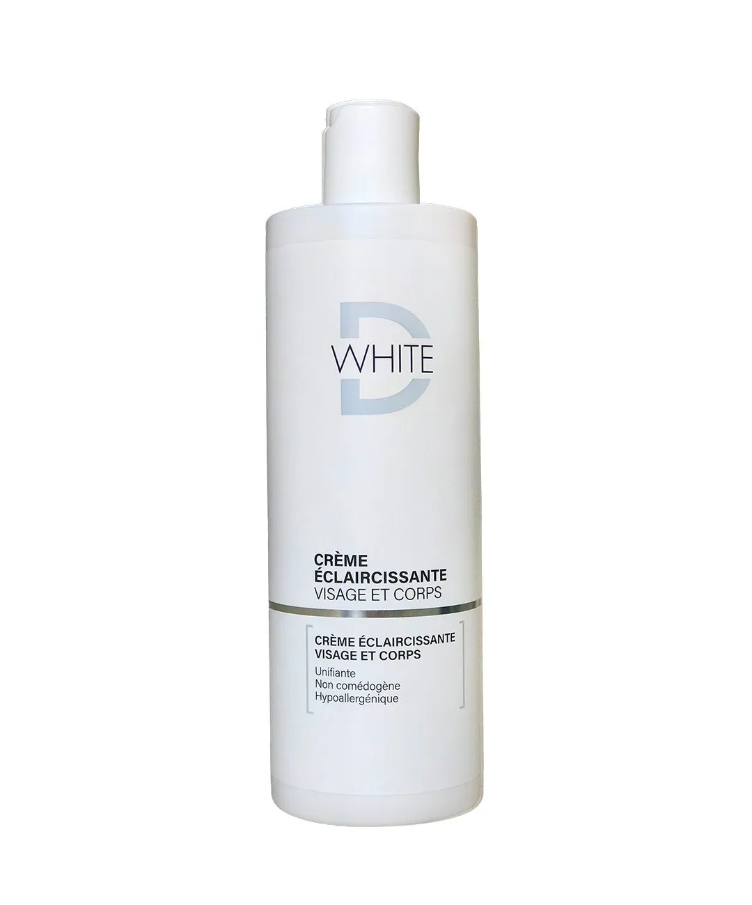 D-WHITE Crème Éclaircissante Visage & Corps 400ML