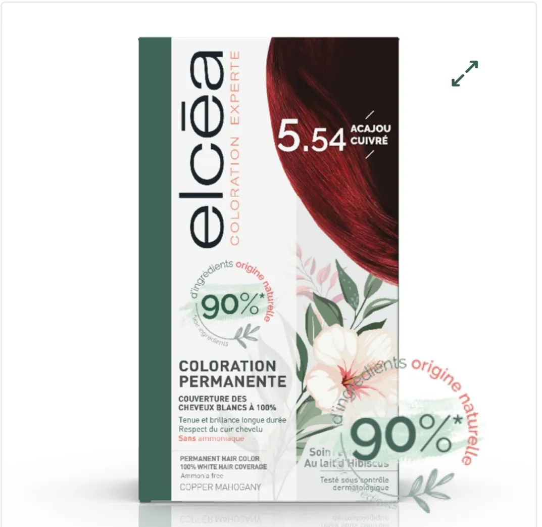 ELCEA Coloration Permanente Acajou Cuivré – 5.54