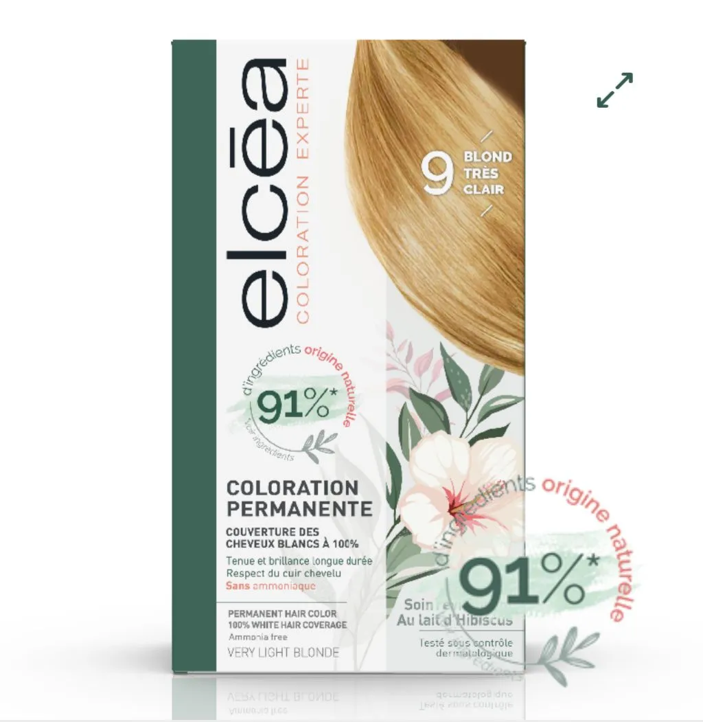 ELCEA Coloration Permanente Blond Très Clair – 9