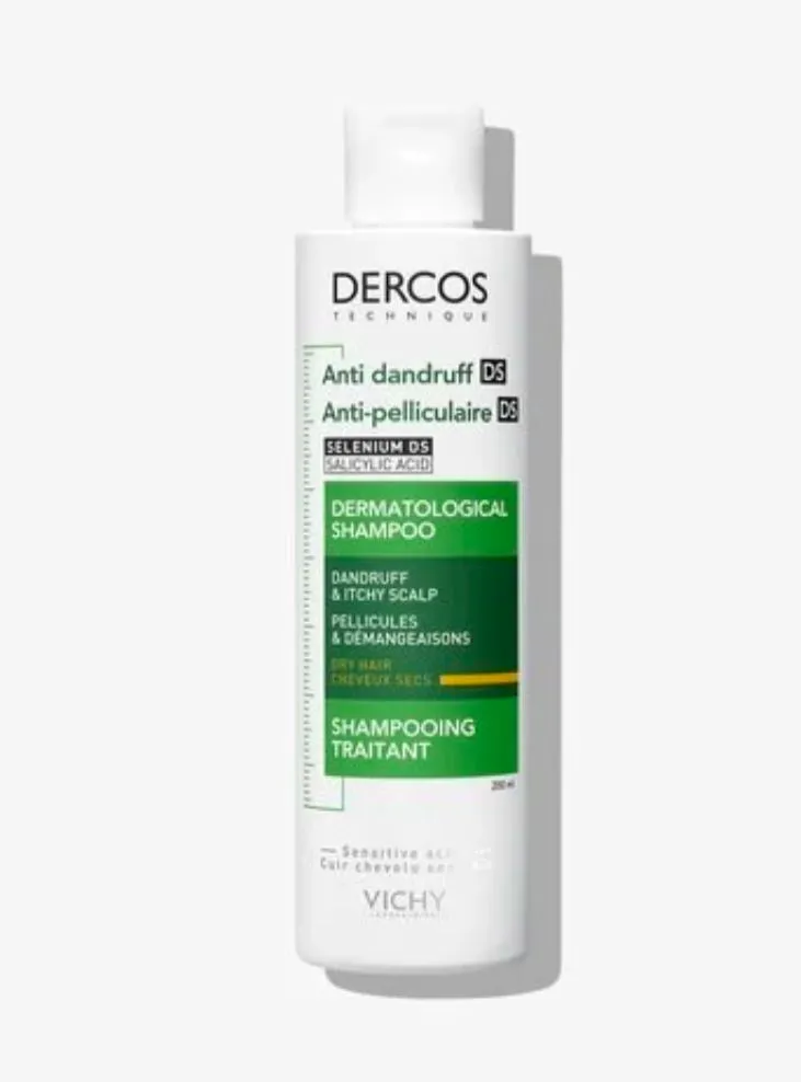 VICHY DERCOS ANTI-PELLICULAIRE SHAMPOOING CHEVEUX SECS 200ML