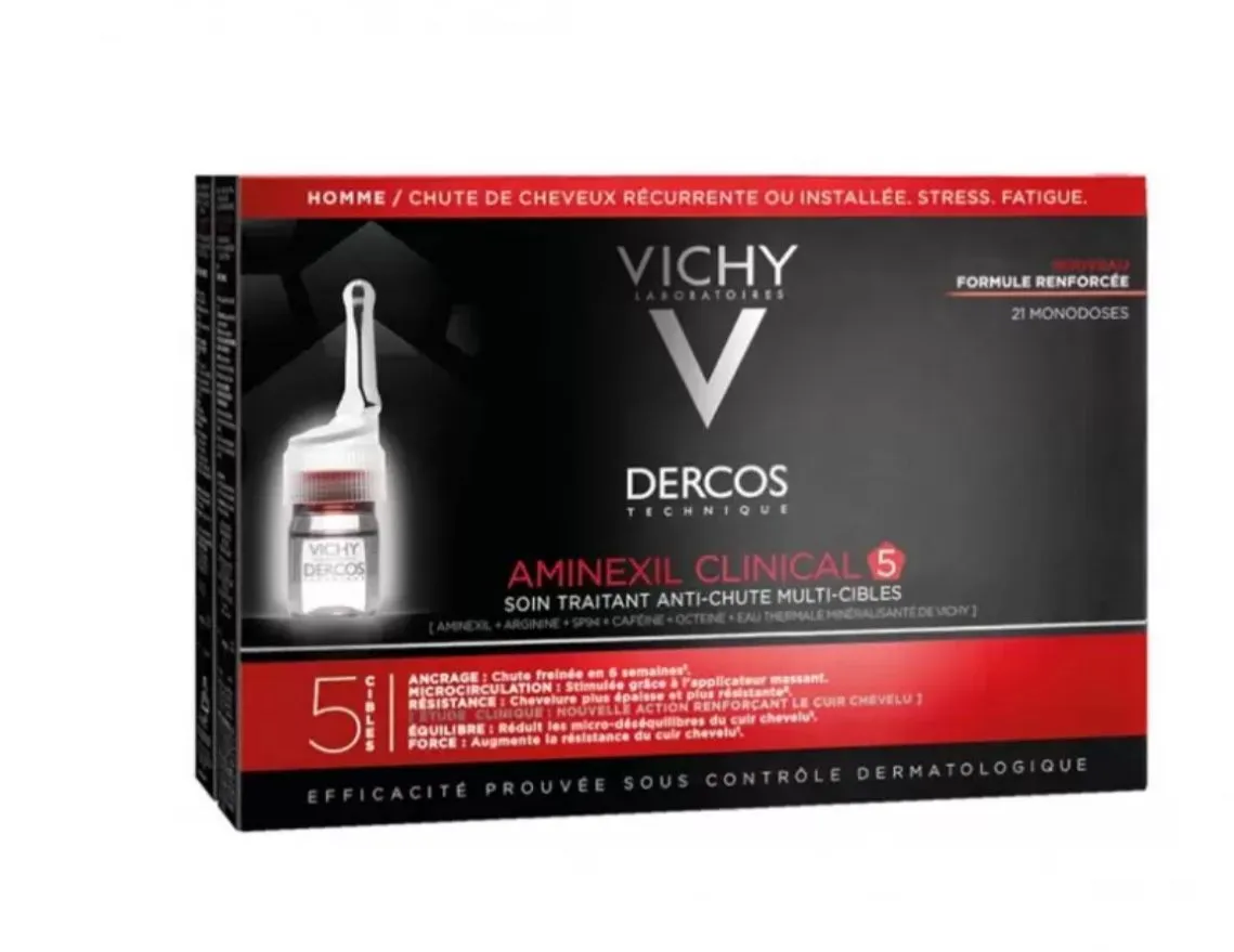 Dercos Aminexil Clinical 5 Men 21 Monodoses 6mL