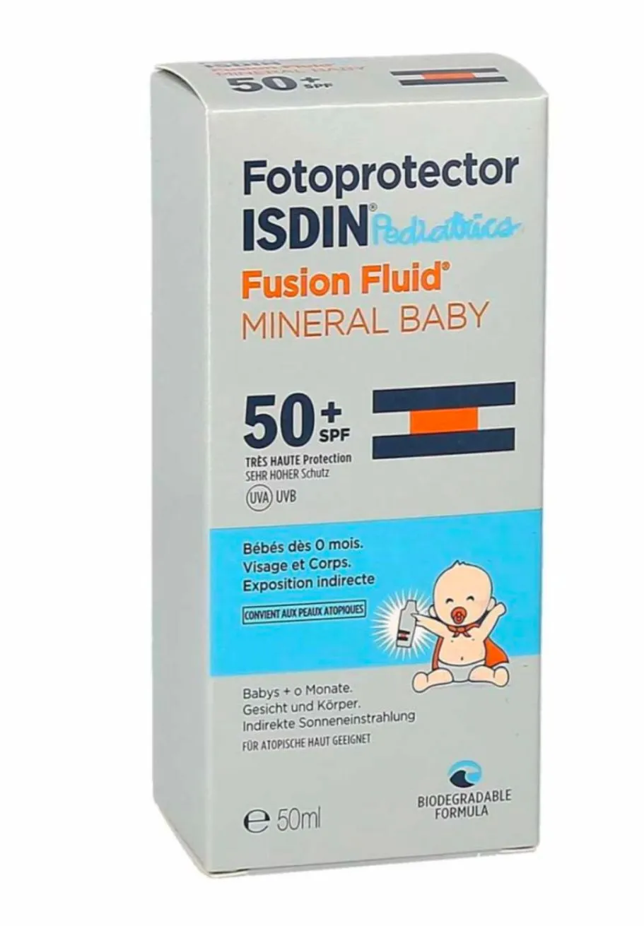 ISDIN Fotoprotector Pediatrics Fusion Fluid Mineral Baby SPF50+