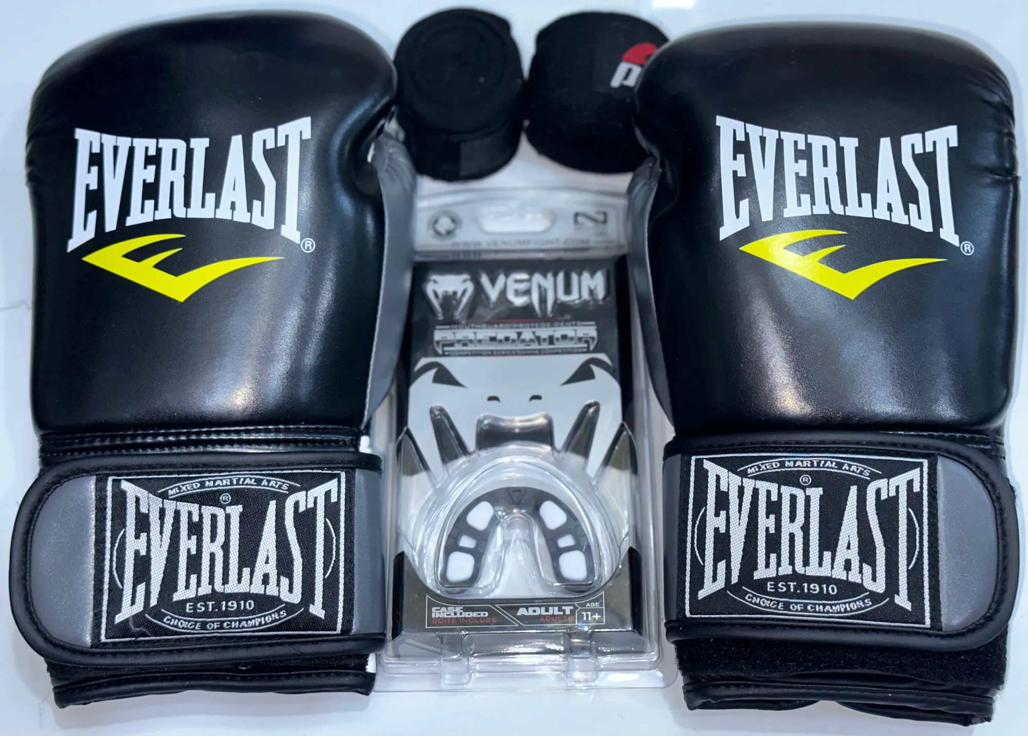 Pack Everlast "Gant + Protège dent Pro + Bande Pro "