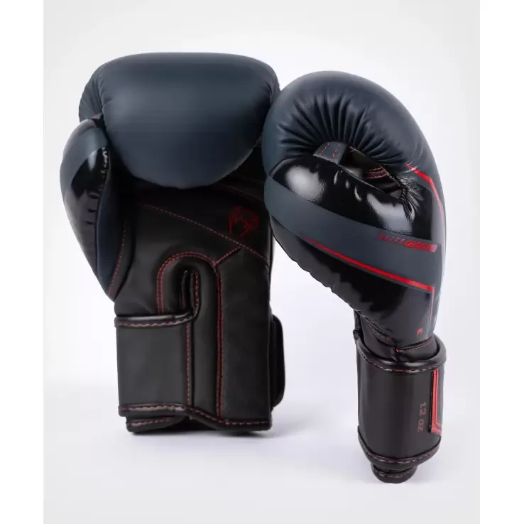 Gants de boxe Venum Elite Noir/Rouge