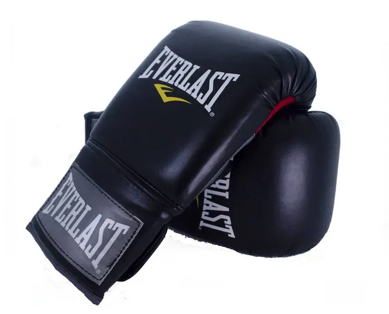 Gants de boxe noirs Everlast