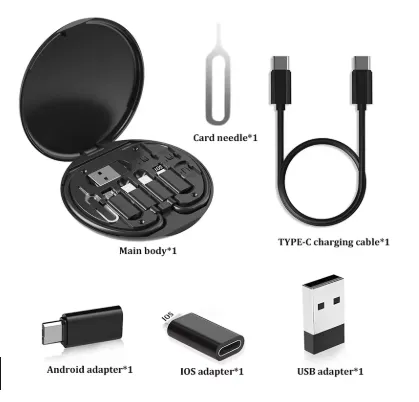 Ensemble de câbles de données USB de type C multifonctions