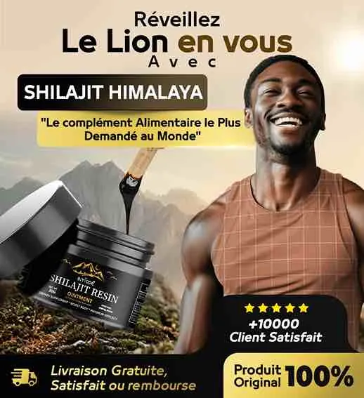 Résine de Shilajit Pure pour les hommes et les femmes