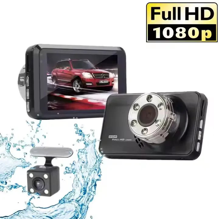 Dash Cam Dvr Avant et Arrière Rétroviseur Voiture 