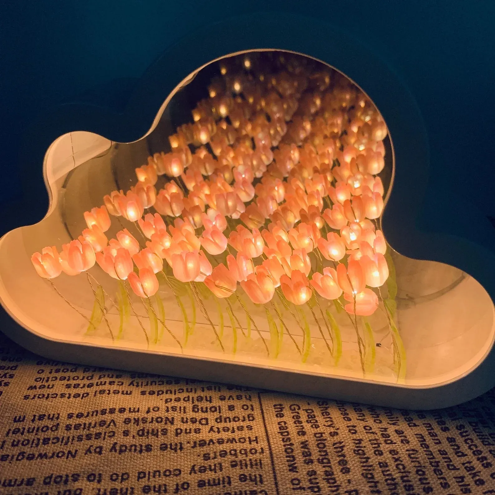 Tulipes miroir nuage Forever Infinite