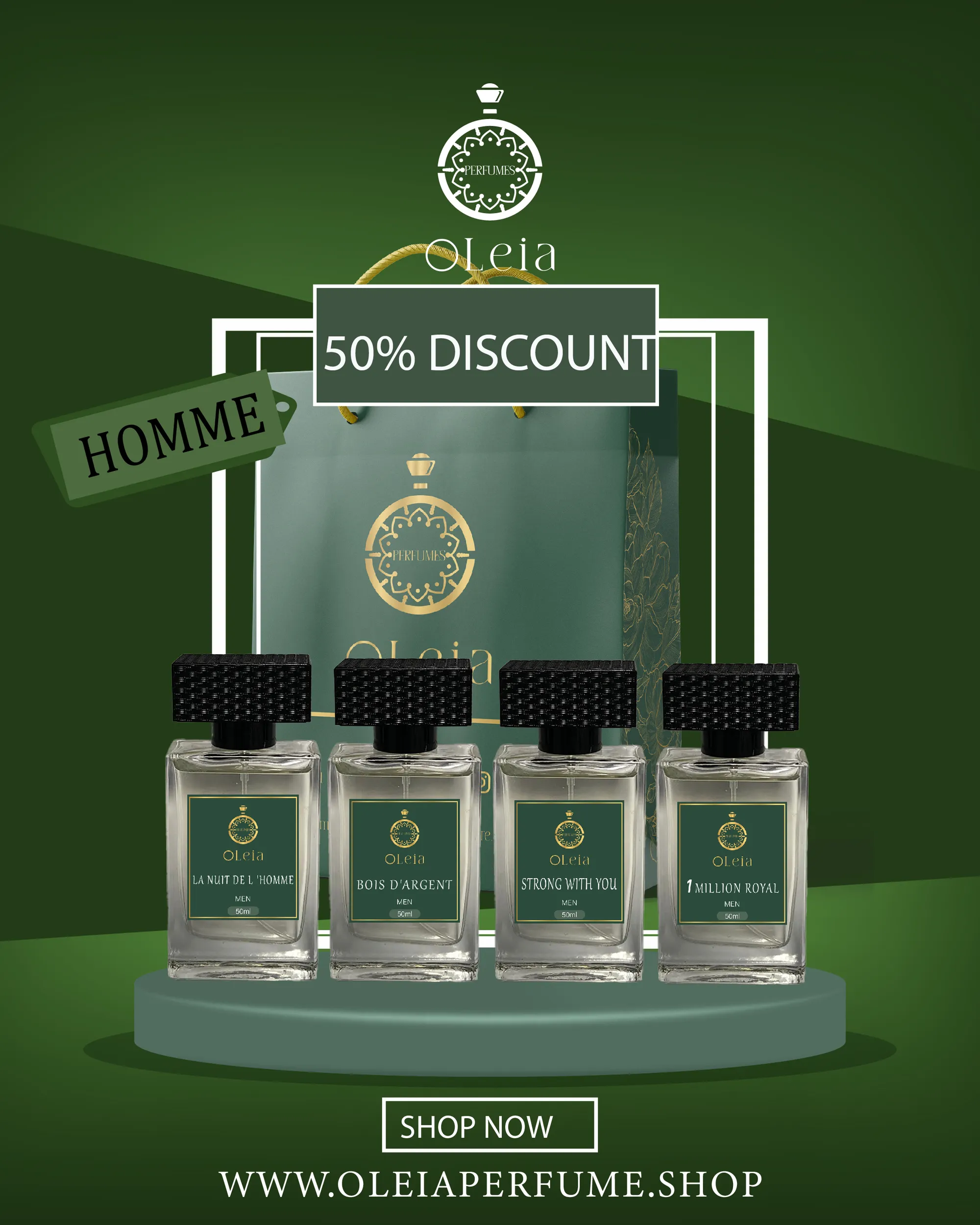 PACK 4 PARFUMS PROMO