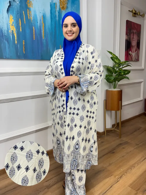 Ensemble Traditionnel Femme 2 Pièces – Style Marocain Élégant