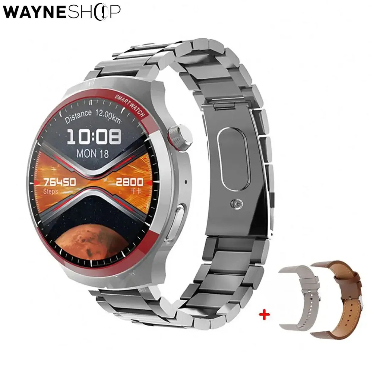 Watch 4 PRO Kalobee America avec 3 Ceintures differentes Class & Sport