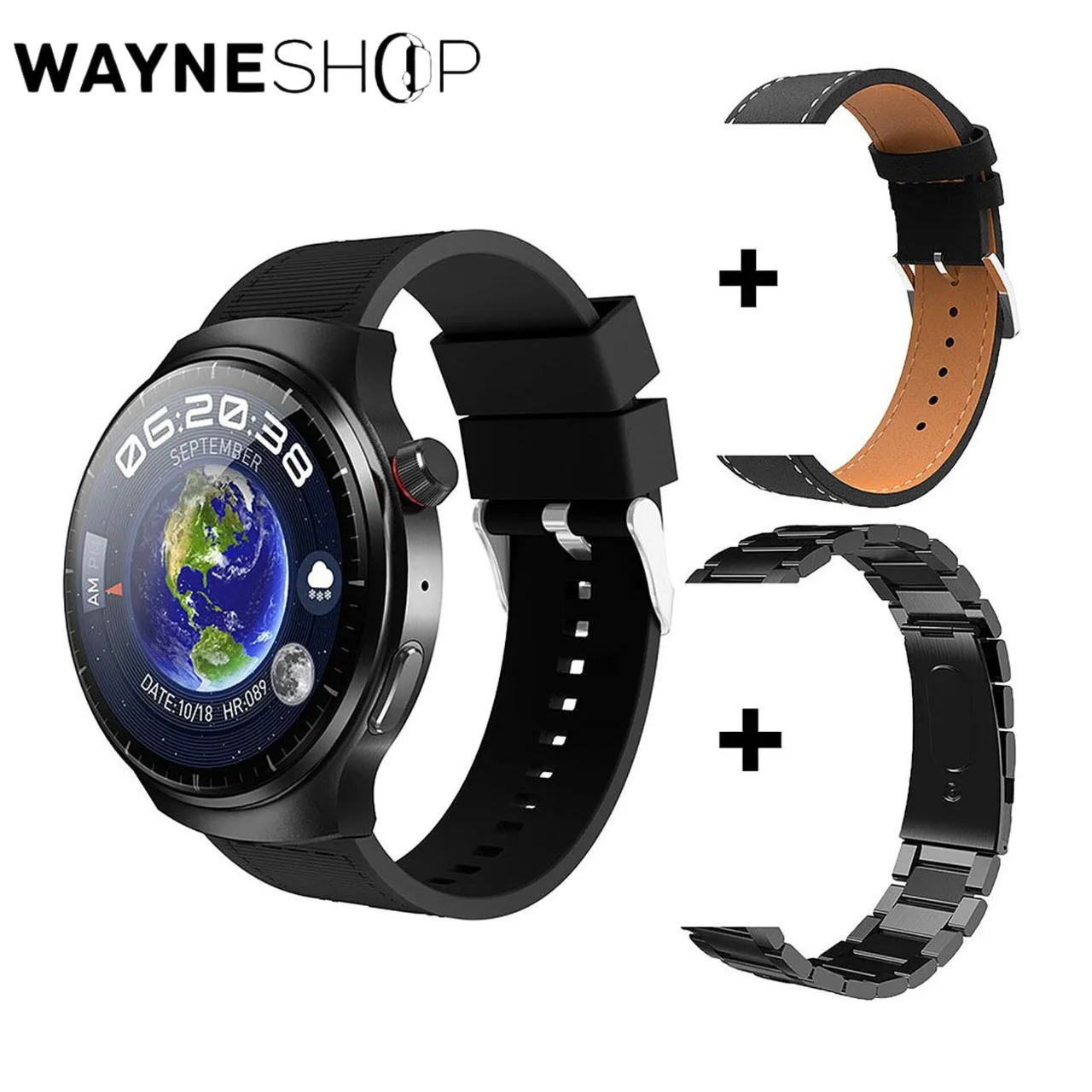 Watch HW6 max avec 3 ceintures