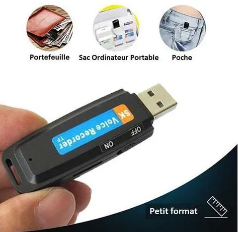 Enregistreur Vocal USB SK DISCRET