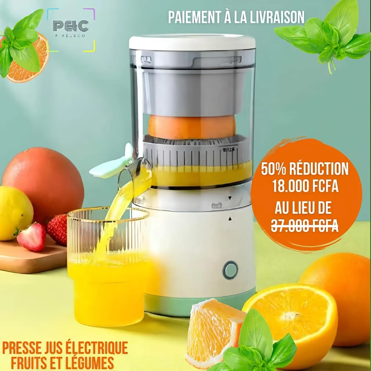 PRESSE JUS AUTOMATQUE (ELECTRIQUE RECHARGEABLE)