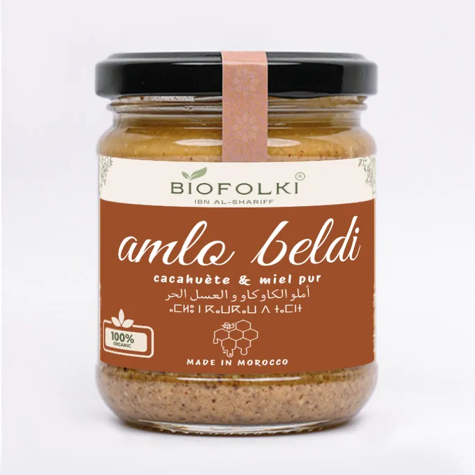 Amlou beldi cacahuètes et miel