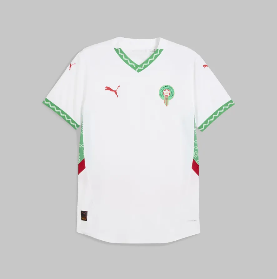 Maillot Maroc Homme – Édition Blanc Officielle 2025