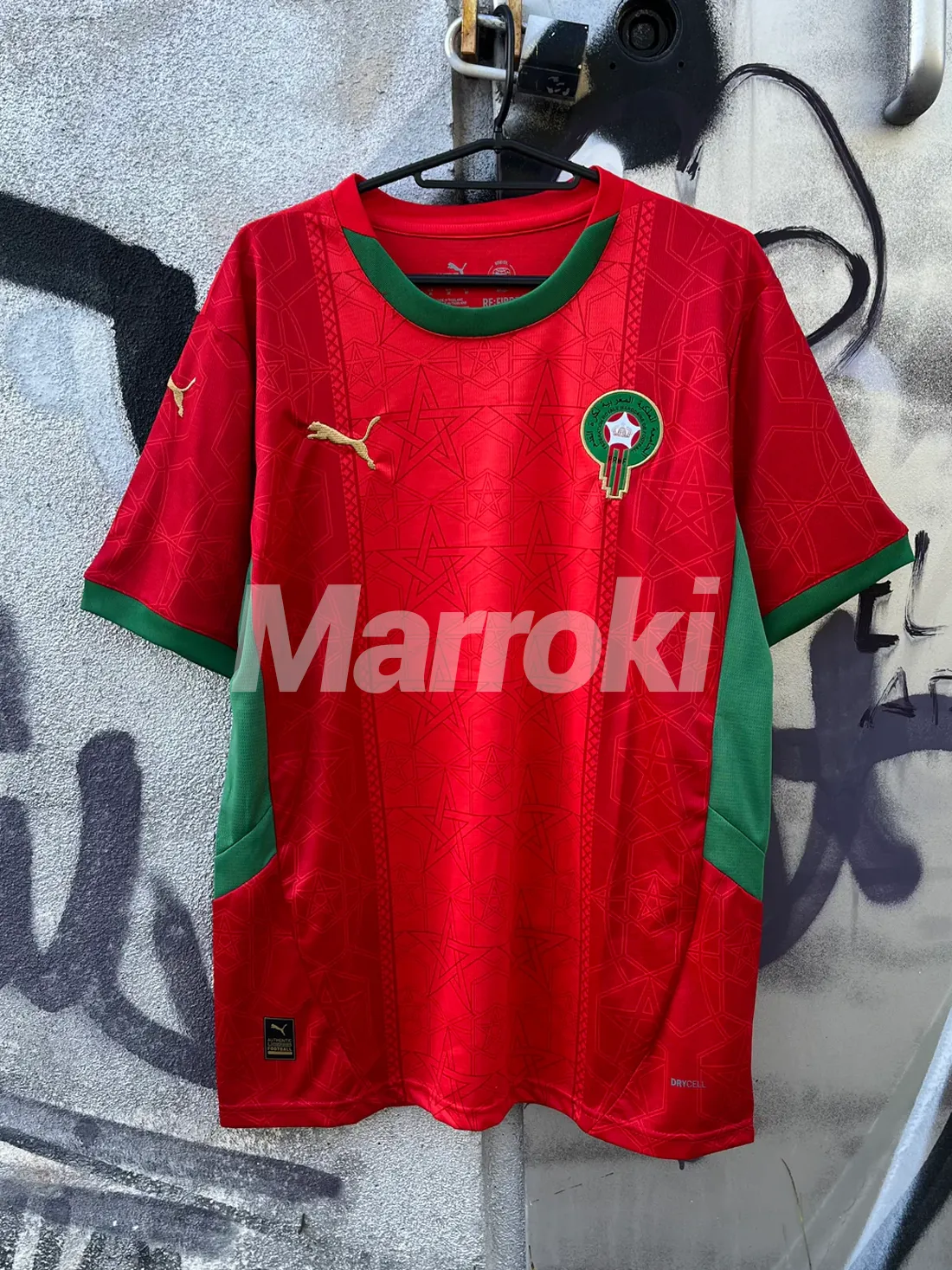 Maillot Officiel Rouge et Blanc CAN 2025 – Édition Premium