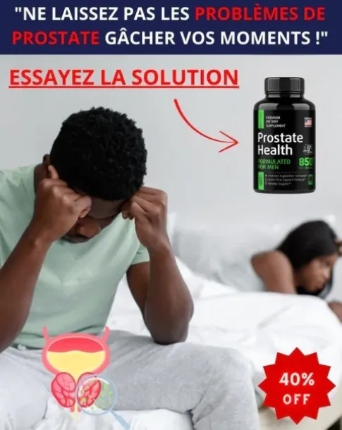 Complément alimentaire pour la santé de la prostate